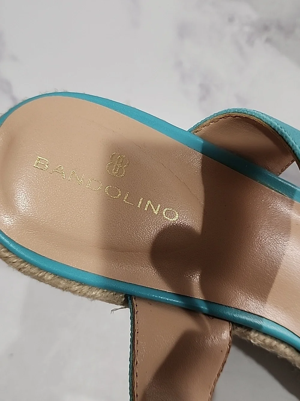Bandolino Stylish  Wedge  Blue Sandal